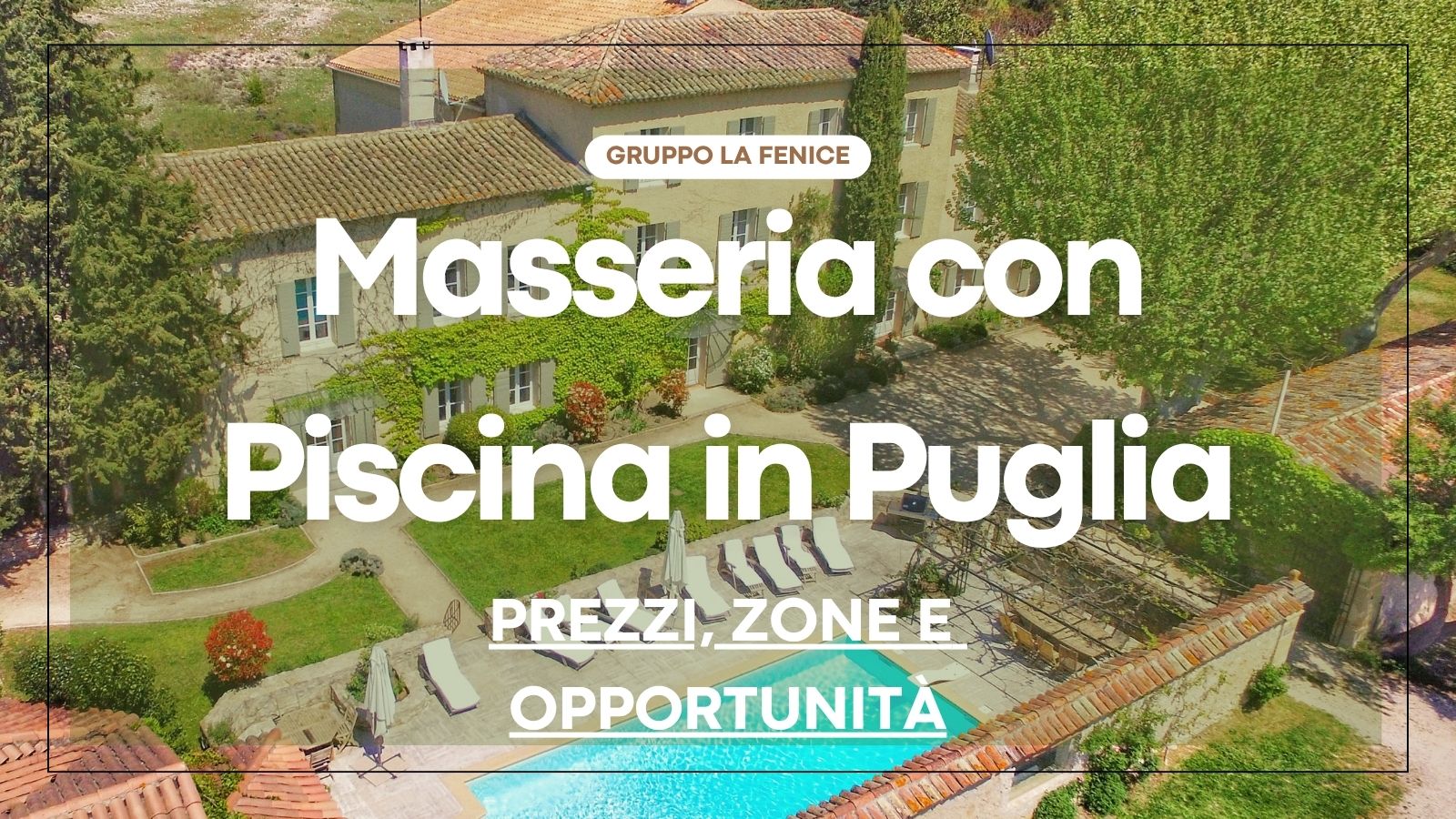 Masseria storica con piscina immersa nella campagna pugliese, Valle d'Itria masseria con piscina Puglia Valle d'Itria vista panoramica