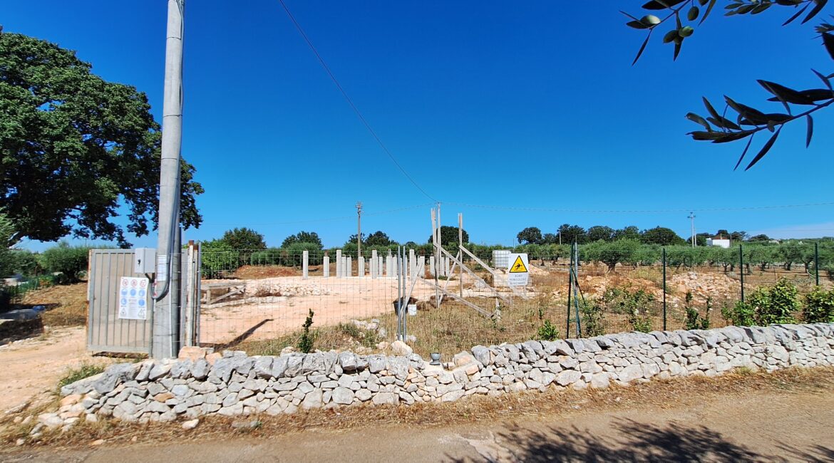 Villa in costruzione