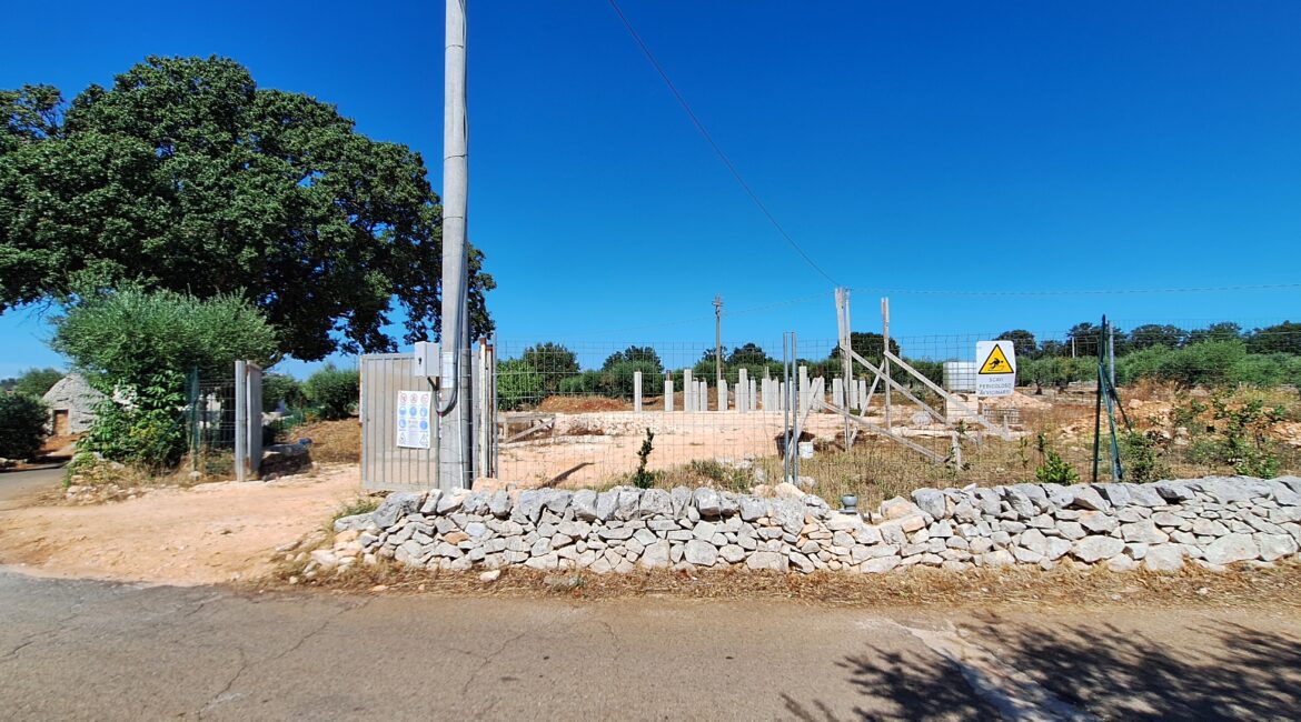 Villa in costruzione